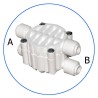 Τετράοδη Βαλβίδα Reverse Osmosis Systems AQ-S-3000W
