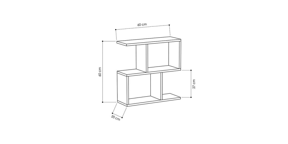 Βοηθητικό τραπέζι Homemania pakoworld χρώμα λευκό 60x20x60εκ