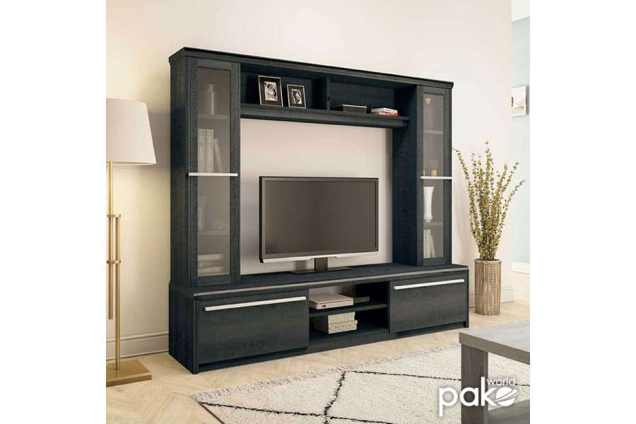 Σύνθετο σαλονιού Chico TV pakoworld χρώμα embony oak 180.5x40x158εκ