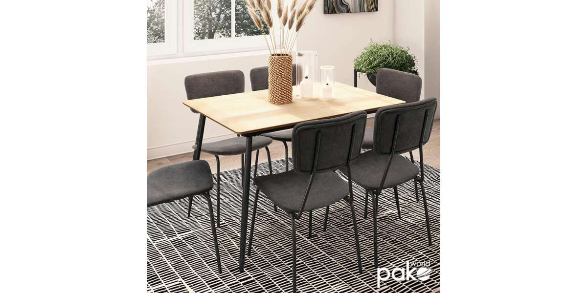 Τραπέζι Shazam pakoworld MDF επεκτεινόμενο χρώμα sonoma 120-160x80x76εκ