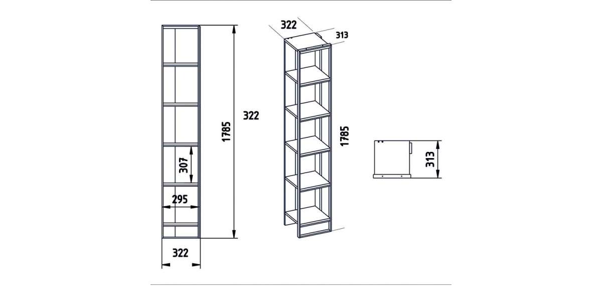 Βιβλιοθήκη Marble pakoworld χρώμα λευκό μαρμάρου-χρυσό 32x31,5x178,5εκ