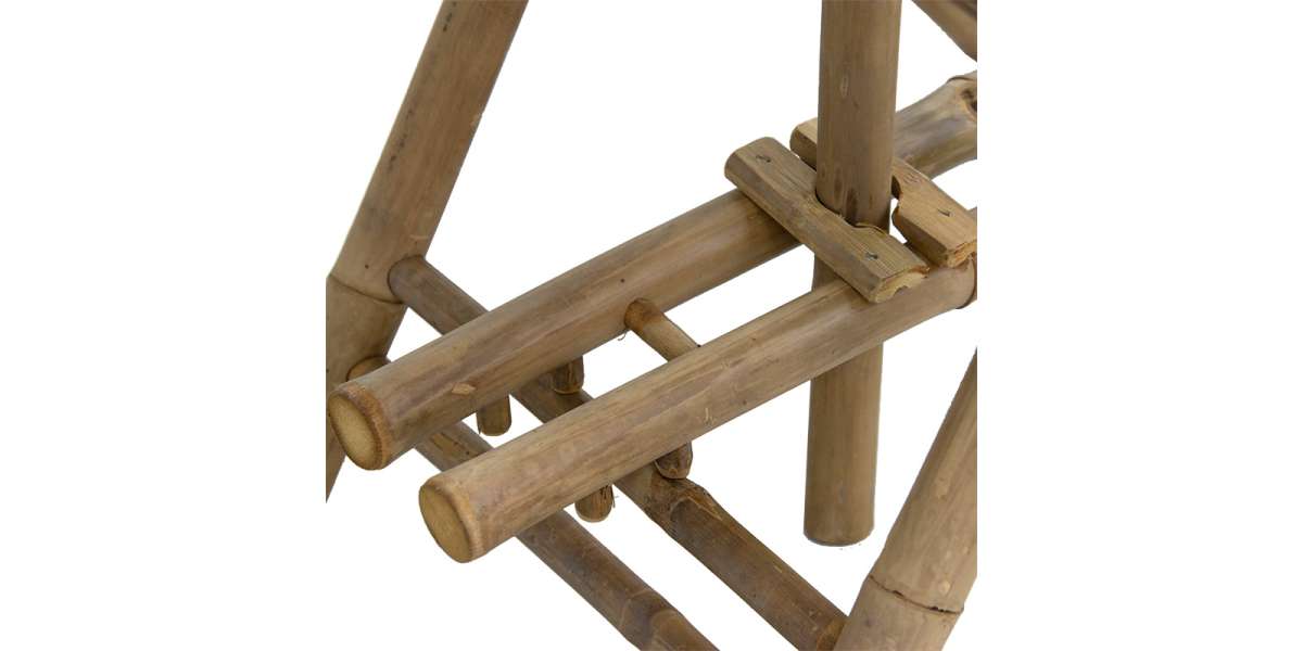 Τραπέζι Nando pakoworld πτυσσόμενο bamboo φυσικό 114x100x75εκ