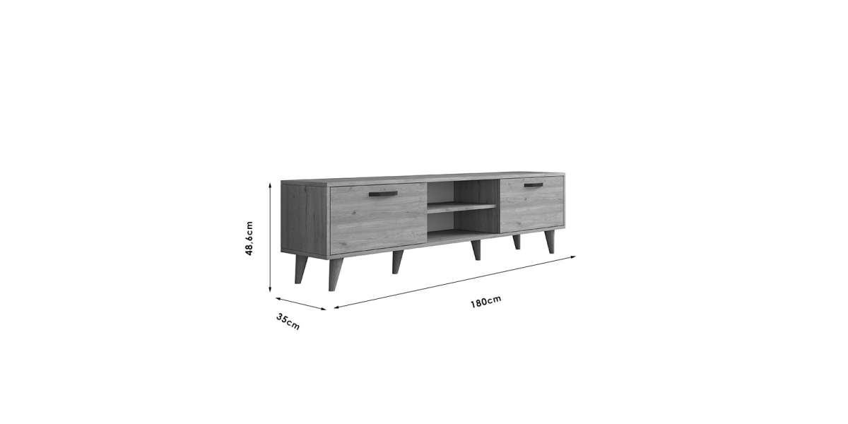 Έπιπλο τηλεόρασης Sabian pakoworld sonoma 180x35x48,5εκ