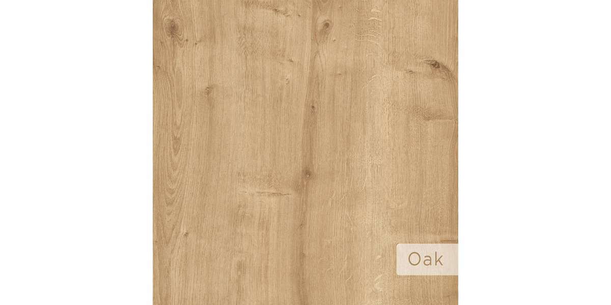 Κομοδίνο Johana pakoworld μαύρο-oak 45x40x50εκ