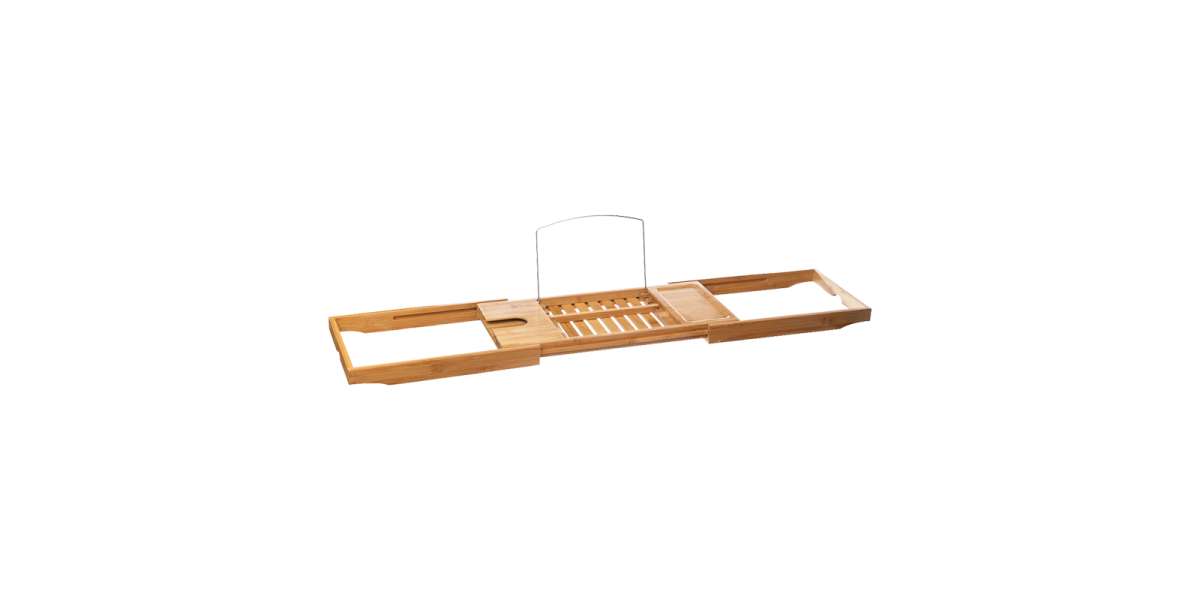 Πλατό μπανιέρας Platon pakoworld φυσικό bamboo 70x15x4,5εκ