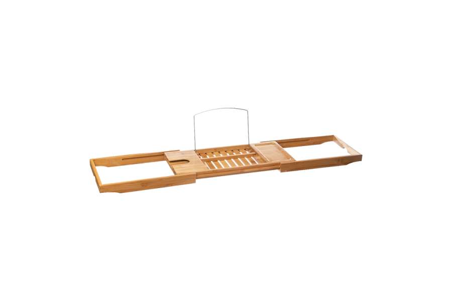 Πλατό μπανιέρας Platon pakoworld φυσικό bamboo 70x15x4,5εκ