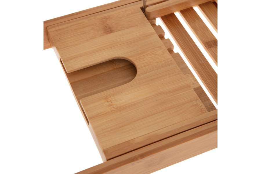 Πλατό μπανιέρας Platon pakoworld φυσικό bamboo 70x15x4,5εκ