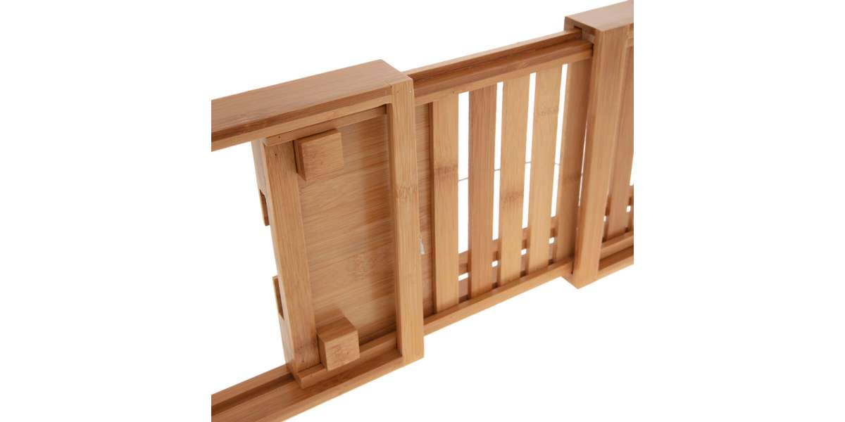 Πλατό μπανιέρας Platon pakoworld φυσικό bamboo 70x15x4,5εκ