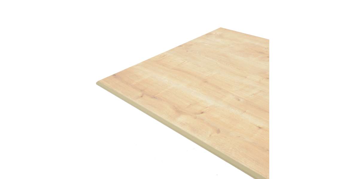 Τραπέζι Dinny pakoworld oak mdf-μαύρο μέταλλο 180x90x75εκ