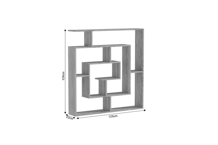 Βιβλιοθήκη Nardy pakoworld sonoma 125x22x129εκ