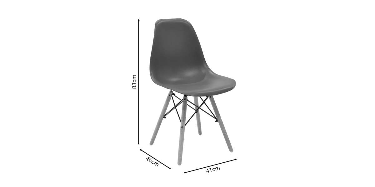 Καρέκλα Julita pakoworld PP καφέ-φυσικό πόδι 46x50x82εκ