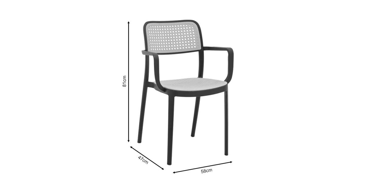 Πολυθρόνα Westley pakoworld pp φυσικό-μαύρο 58x47x81εκ