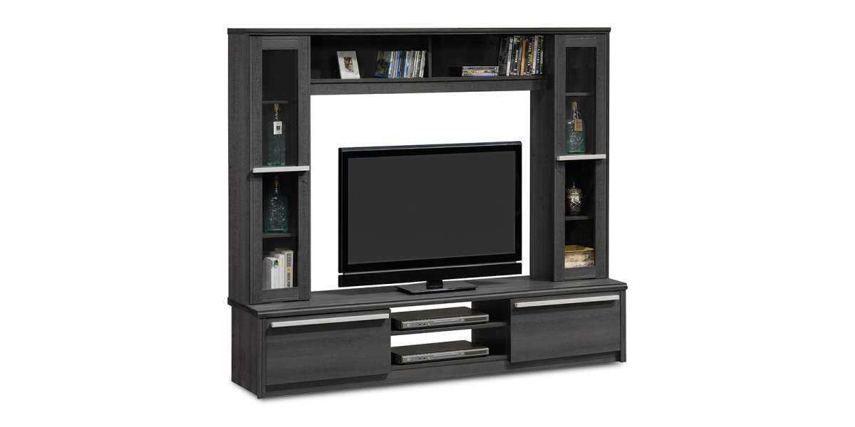 Σύνθετο σαλονιού Chico TV pakoworld χρώμα embony oak 180.5x40x158εκ