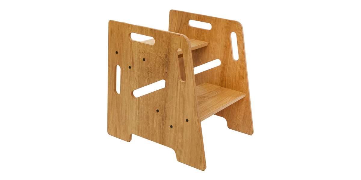 Πύργος εκμάθησης Steppy pakoworld φυσικό mdf 34x39x39εκ